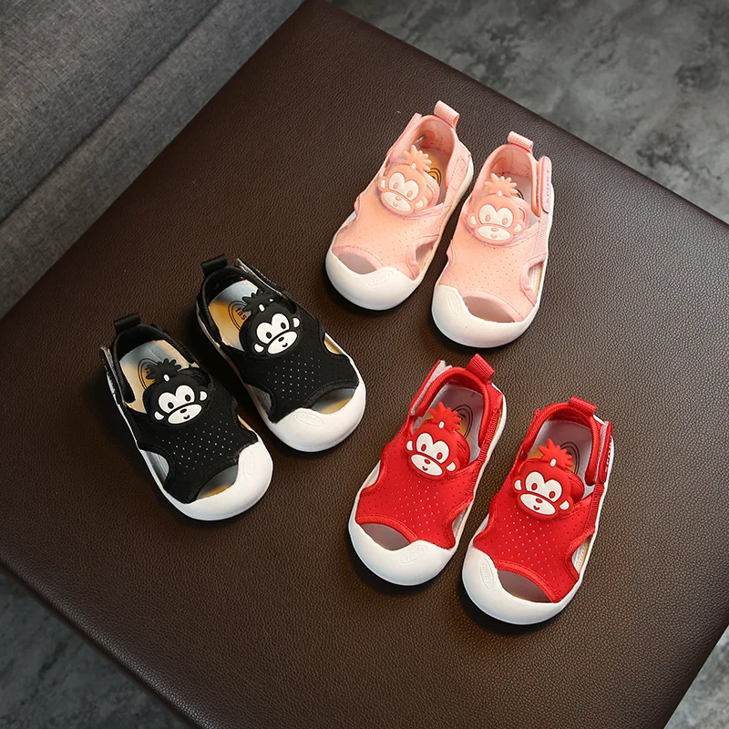 

2019 Summer Infant Toddler Sandals Baby Girls Boys Sandals Soft Bottom Non-slip High Quality Shoes Kids Anti-collision sandals