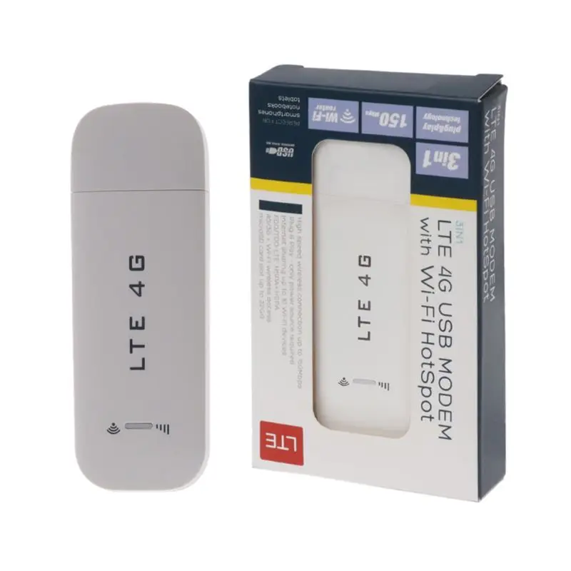 Новый 4G LTE USB модем сетевой адаптер с WiFi точка доступа SIM карта беспроводной