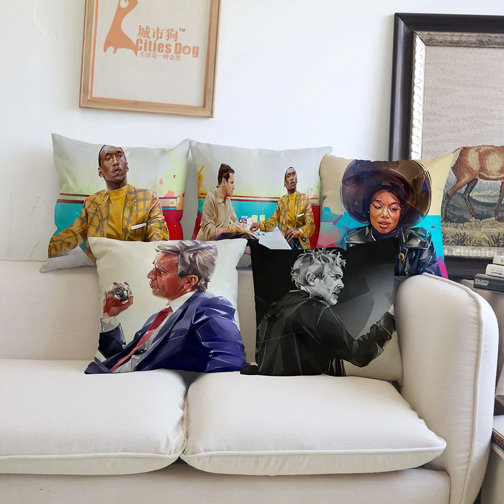 

20/piece illustration cushion cover Pillow The best nominated film illustration design by Denis Gonchar Home sofa Decoration