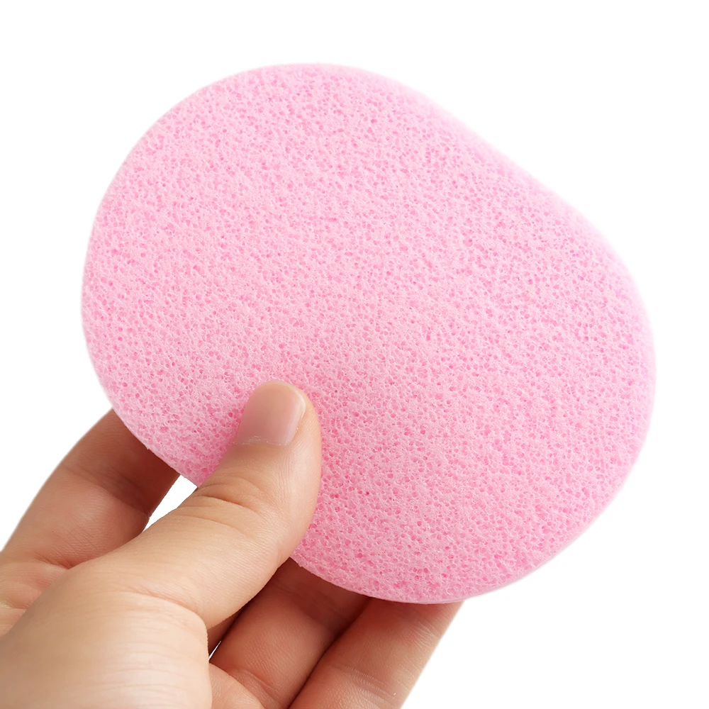 5Pcs Sponge Puff Soft Facial Cleansing Sponge Face Makeup Wash Pad