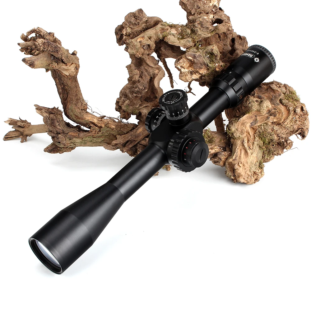 KANDAR 6-24X44Q First Focal Plane Hunting Riflescopes Side Parallax Mil Dot Illuminated Glass Etched Reticle Turrets Reset Scope (6)