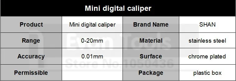 Мини штангенциркуль цифровой 0-20 мм/0.01 мм из нержавеющей стали с пластиковой коробкой измерительный инструмент цифровые суппорты измерительные приборы