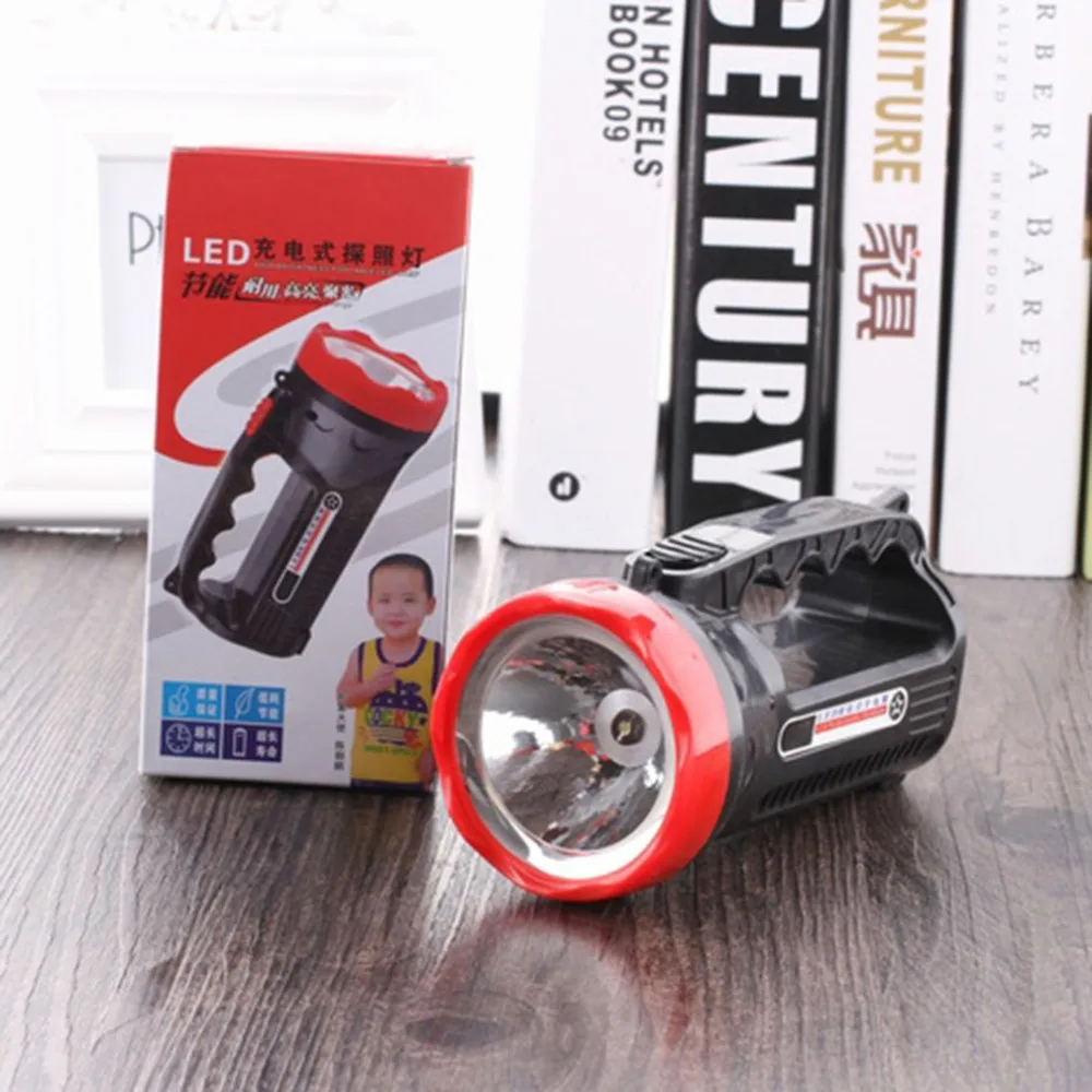 

Super Bright Outdoor LED Bright Charging Strong Light Flashlight 5W Torch Light One Lamp Head for Camping, Hiking, Patrolling