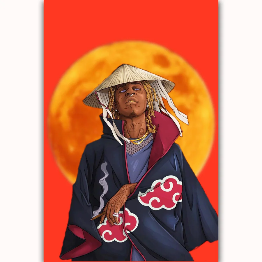 FX209 Young Thug Naruto Rapper Music Singer Star Custom Picture Poster ...