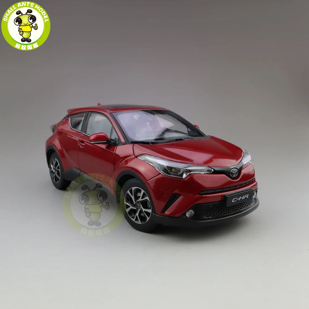 1/18 CHR C-HR литая под давлением модель автомобиля SUV игрушки дети мальчик девочка подарок красный цвет