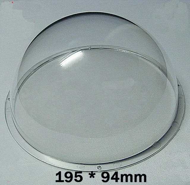 195x94mm CCTV Security Surveillance Acrylic Plastic Dome PTZ ip Camera