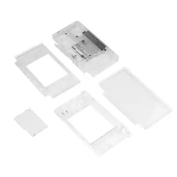 

ALLOYSEED Shell Screen Lens Crystal Clear Full Housing Case Cover for Nintend DS Lite for NDSL