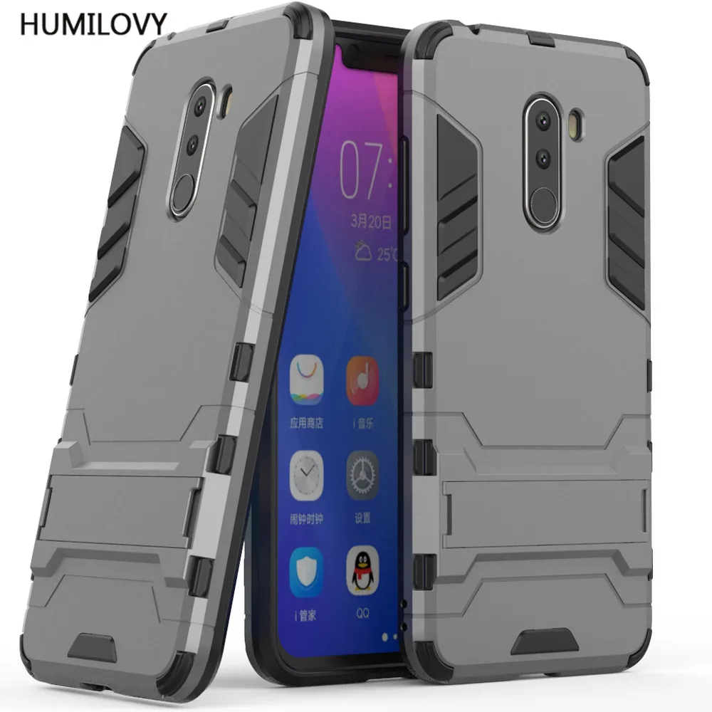 

For Xiaomi pocophone F1 case Silicone TPU Armor Back cover For Xiaomi pocophone F1 case Protective bumper for pocophone F1 cover