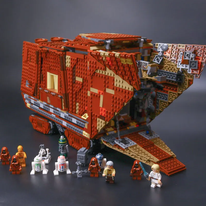 

DHL Lepin 05038 3346Pcs star Series wars The 75059 Force Awakens Sandcrawler Set Building Blocks Bricks Toys For birthday Kids