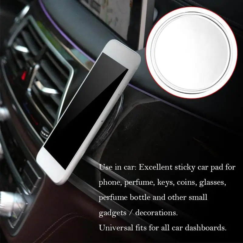 

Magical Wall Sticker Sticky Gel Pad Anti Slip Mat Car Mobile Phone Holder Transparent Anti-slip Mat Tablet Phone Key Bracket