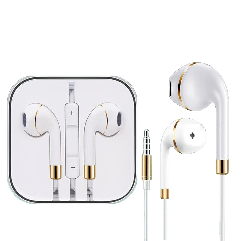 New Universal Earphone Headset wired with Mic for iphone 5s 5 6s Plus xiaomi Samsung Earbuds Bass Stereo Headphone New Universal Earphone Headset wired with Mic for iphone 5s 5 6s Plus xiaomi Samsung Earbuds Bass Stereo Headphone