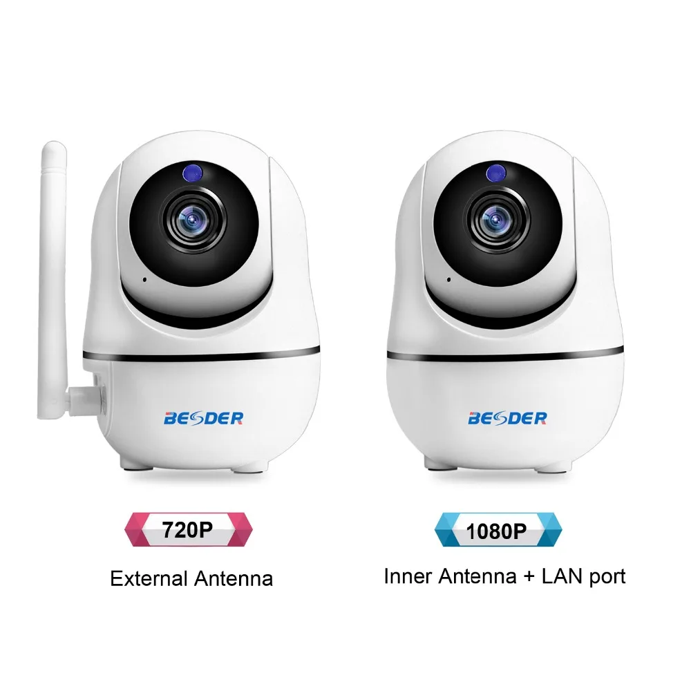 BESDER 1080 P домашняя ip-камера безопасности 720 P Беспроводная смарт-камера с Wi-Fi аудио запись наблюдения детский монитор HD мини CCTV камера