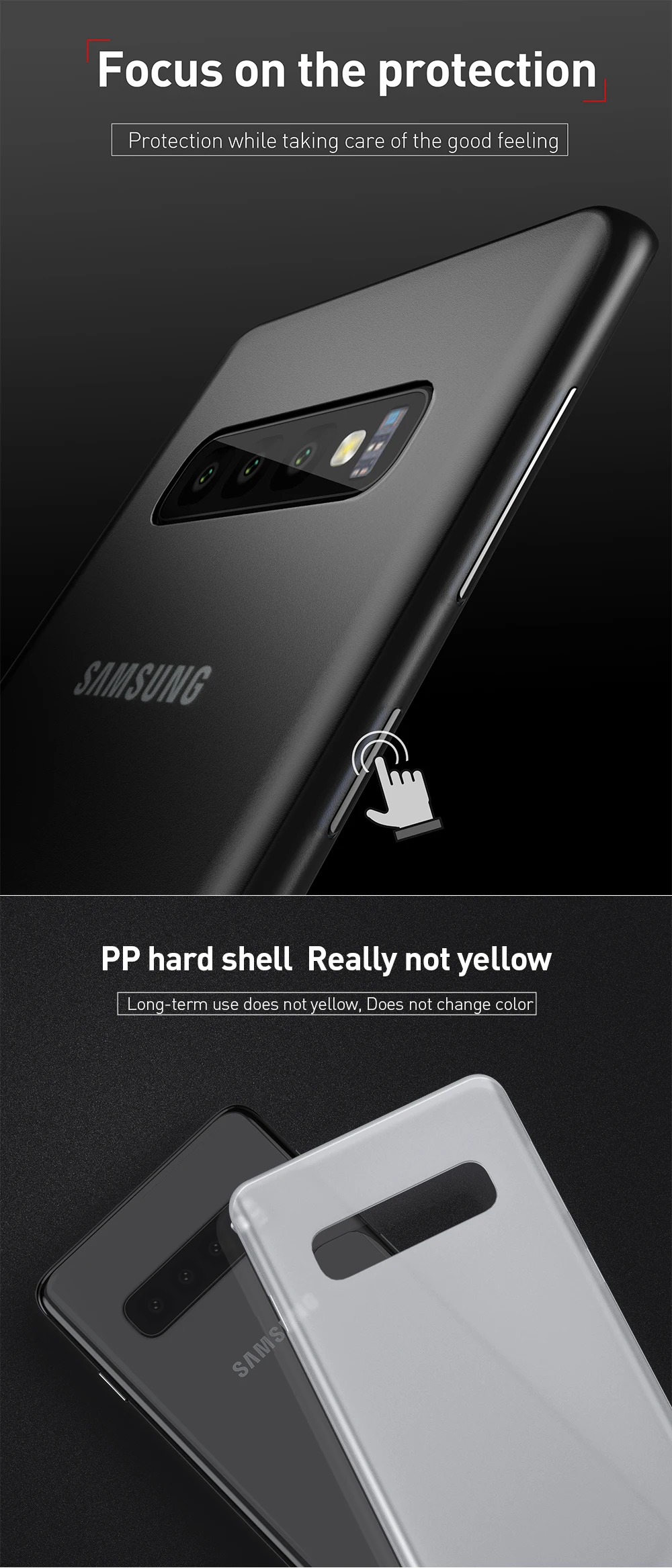 KEYSION чехол для телефона для samsung Galaxy S10 Plus S10e Coque ультра тонкий матовый чехол для S10 чехол для S10+ S10 Plus Fundas