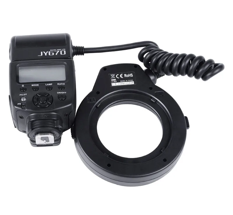 VILTROX JY670N i-TTL Macro LED Ring Flash Speedlite Light Flashgun for Nikon SLR Camera close-up dental/medical work