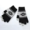 Gants tricotés extensibles unisexe pour hommes et femmes, mitaines à doigt complet, pour écran tactile, hiver chaud, cadeaux de noël, 2022 ► Photo 3/6