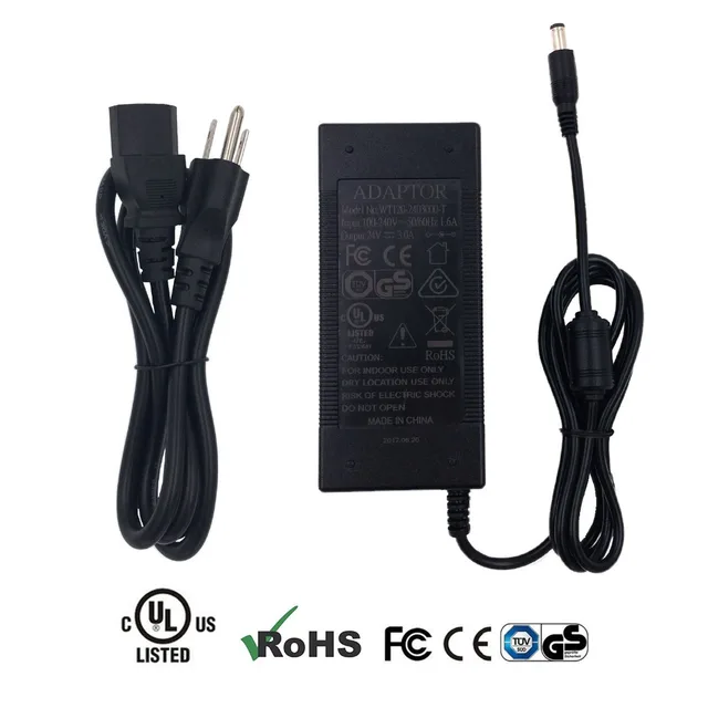 ac 100 240v to dc 24v 3a power supply adapter 5 5mm x 2 1mm dc