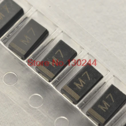 100 шт./лот диода M7 1N4007 SMD 1A 1000 V IN4007 выпрямительный диод в наличии
