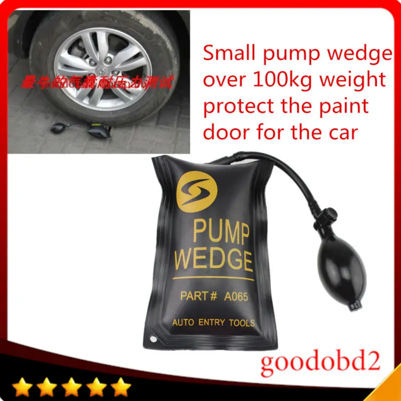 

Quality A Whole Sale diagnostic tool pump wedge KLOM black small Auto Air PUMP WEDGE Locksmith Tool 5 pcs/bag