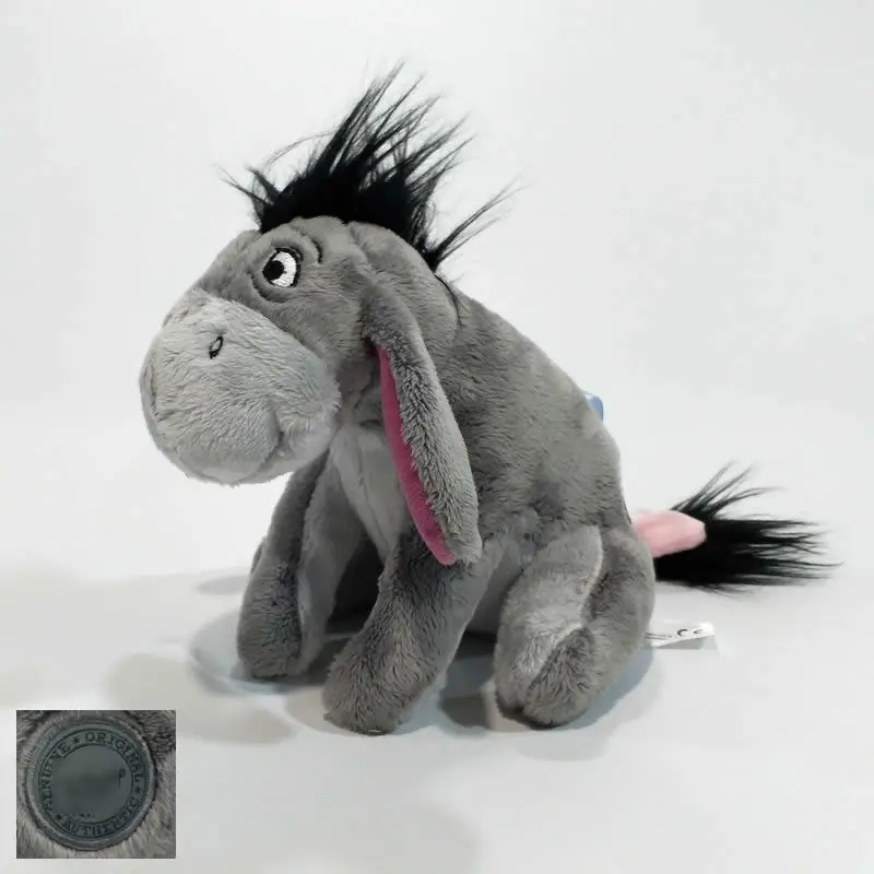 20 см 7,8 ''мини Серый Eeyore Ослик Мягкое Животное Плюшевые игрушки для подарка на день рождения