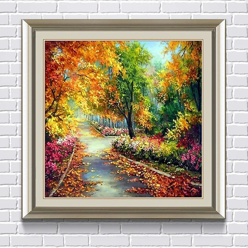 

Autumn time Diamond Embroidery 5d Diamond DIY Painting Cross Stitch Home Decor