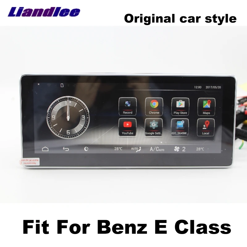 Liandlee Car Multimedia Player NAVI For Mercedes Benz MB E Class 2009~2016 Original car system Radio Stereo GPS Navigation 9