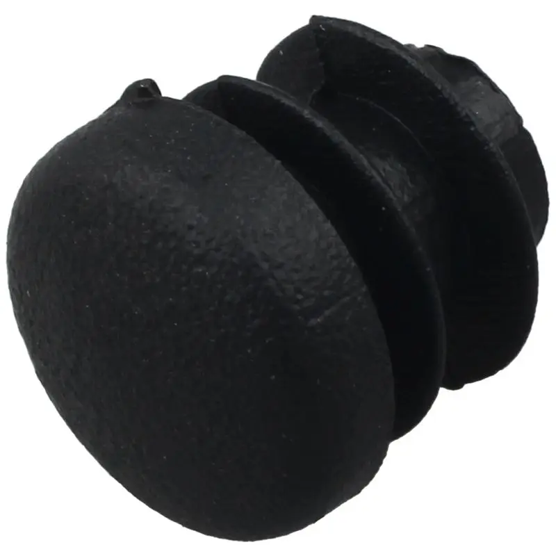 Новый черный пластик 14 мм Диаметр защитные Заглушки круглая Втулка 10 шт