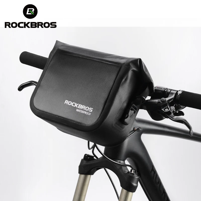 ROCKBROS велосипедная сумка, водонепроницаемая сумка на руль, велосипедная передняя трубка, велосипедная корзина на плечо, сумка для езды на велосипеде, Аксессуары для велосипеда