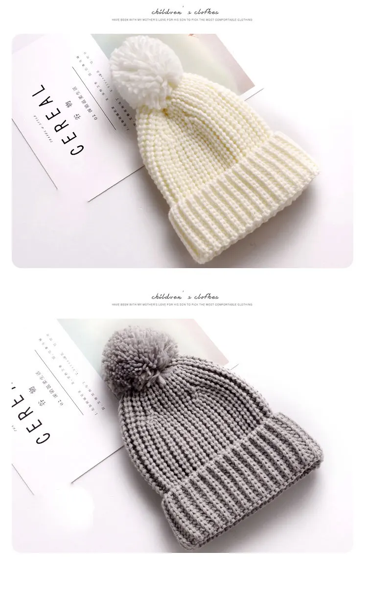 girls hat winter hats for girls winter hats for kids beanie hat pink kids hats girls boys pom pom hat (5)