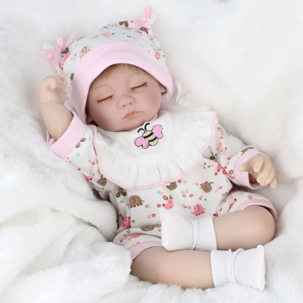 16 Inch Realistic Lifelike Reborn Doll Newborn Body Sleeping Baby Doll