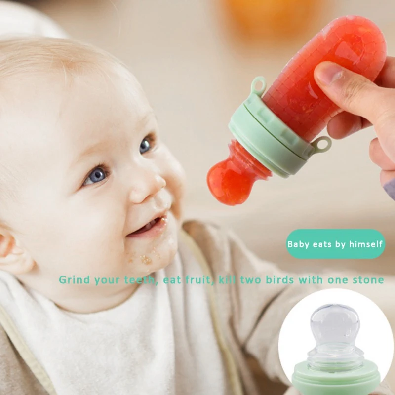 Baby Supplies Nipple Fresh Food Nibbler Safe Teat Pacifier Clip Bottles 30ml Feeder Kids Fruit Nipples Feeding