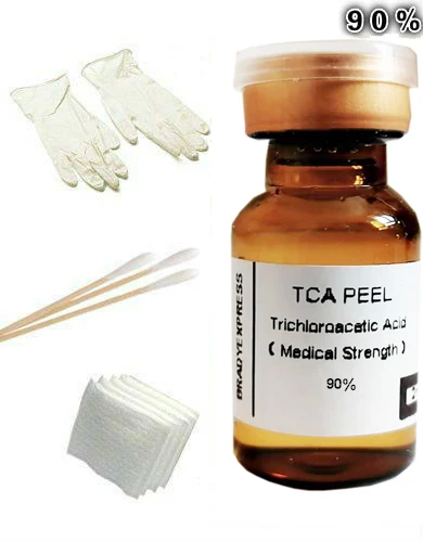 (3 упаковки) 90% TCA набор для удаления кожуры кожи-удаляет возрастные пятна следы