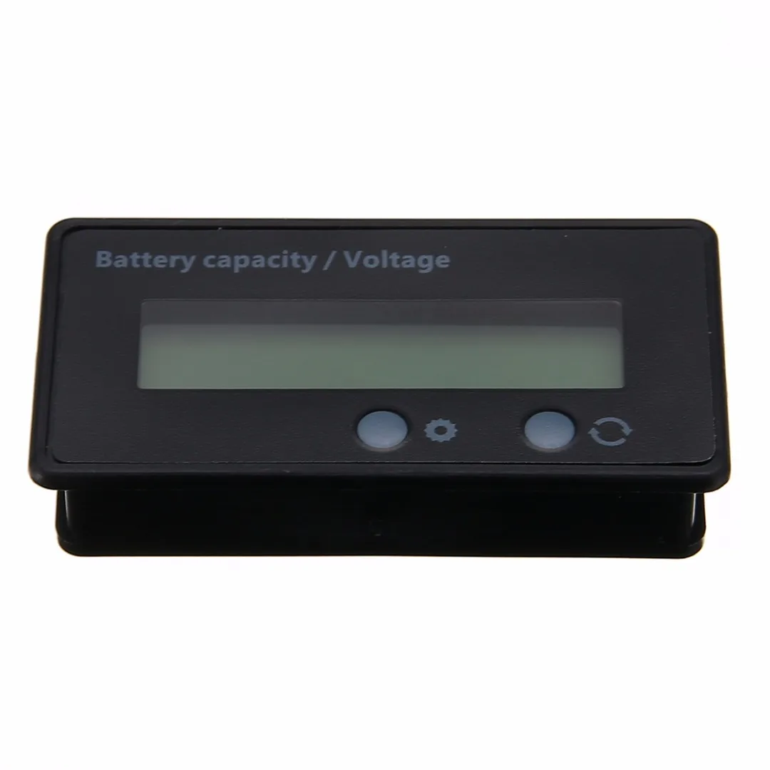Waterproof LCD Lead-Acid Battery Capacity Indicator Multifunctional Voltmeter Voltage Tester 12V 24V 36V 48V Mayitr