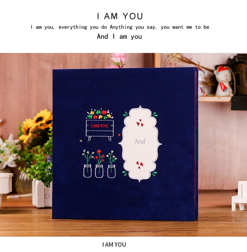 Вышивка DIY фотоальбом паста альбом романтическая пара креативный альбом ручной работы подарок на день Святого Валентина