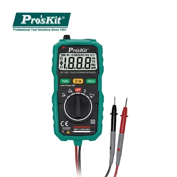 

Pro'skit MT-1508 Smart Pocket Type Automatic Range Digital Accurate Measuring Multimeter Anti-Burn Measuring Instrument