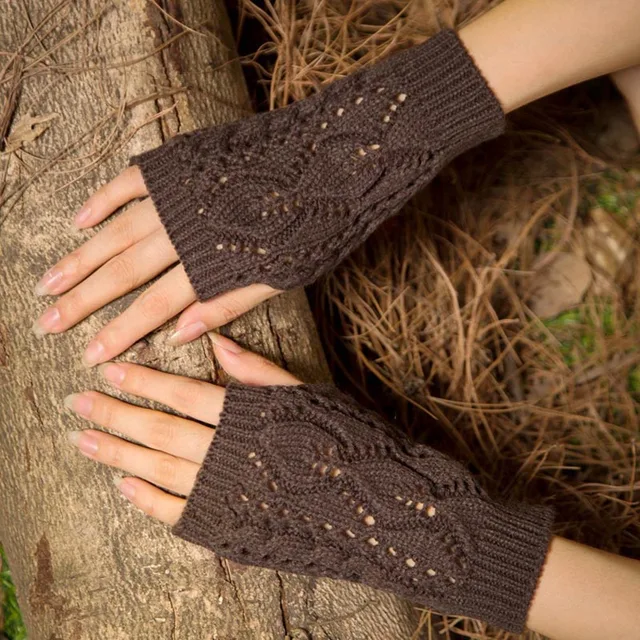Stylish Hand Warmer Winter Gloves Gloves & Mittens Women's Accessories Women's Apparel color: Black|Dark Coffee|Dark Gray|Medium Gray|Navy Blue|Old Khaki|White