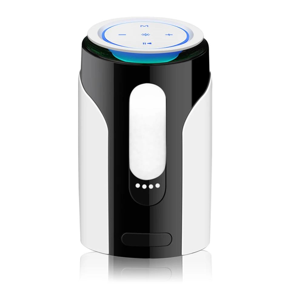 

Wireless Bluetooth Speaker Power Bank Smart Touch Phone Holder LED Light Subwoofer Bluetooth Column FM Radio Portable Speaker