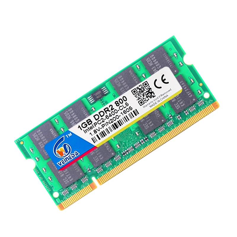 Оперативная память VEINEDA ddr2 1 Гб 2 Гб 4 ГБ 800 МГц PC2-6400 оперативная память Sodimm ddr 2 240PIN для всех ноутбуков Intel и AMD