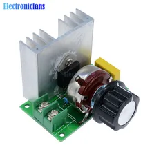 AC 220V 3800W importowane SCR tyrystor elektroniczny ściemniacz napięcie silnik regulatora prędkość temperatura krzemu przełącznik kontrolera