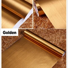 10 м самоклеющаяся светоотражающая пленка зеркальные стеклянные наклейки ПВХ обои водонепроницаемые кухонные серебряные оконные пленки Золотая фольга обои