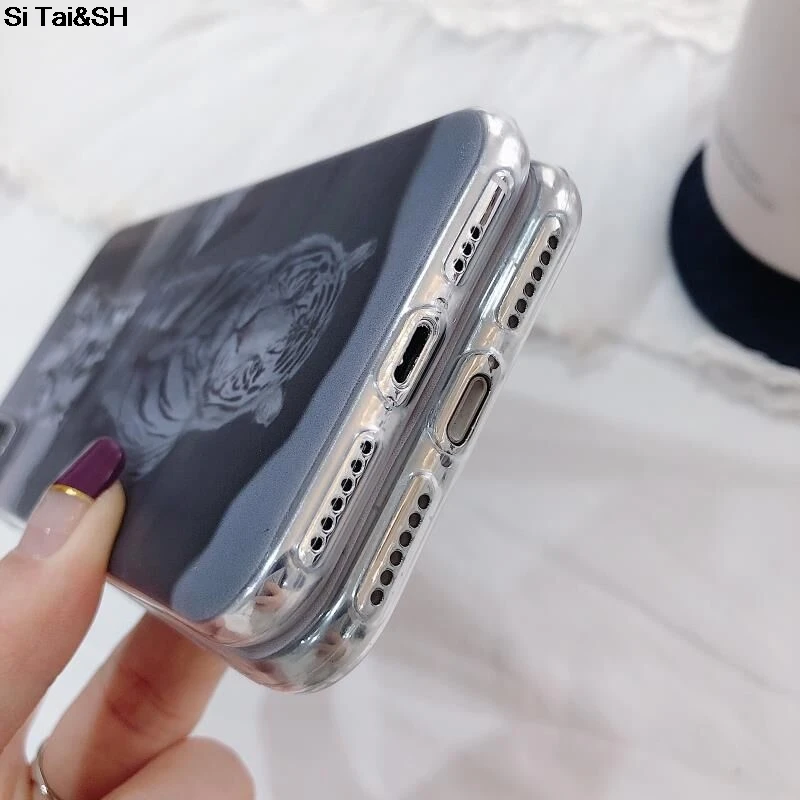 Чехол для телефона для samsung Galaxy S5 S6 S7 Edge, мягкий силиконовый чехол из ТПУ с милым рисунком кота, задняя крышка для samsung Galaxy S8 S9 Plus, чехол