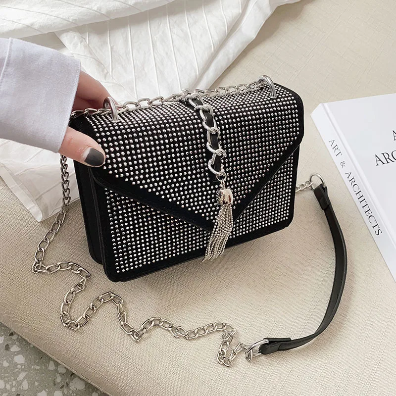 

2019 women's fashion designer handbag new high quality PU leather shine tote bag shoulder crossbody bag qq252