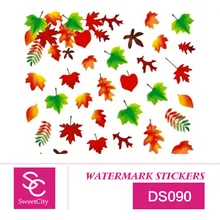 Sweet City Nail Art Gel Polish Water Transfer Stickers For Manicure Beauty Nail Tools Acrylic