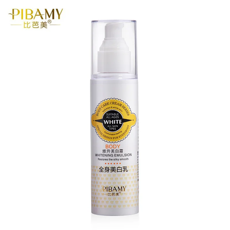 Отбеливающий лосьон для тела PIBAMY крем шеи колена темной кожи 150 мл|body whitening