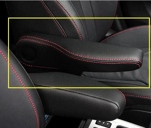 

Front Seat Armrest Leather Cover For Great Wall Haval H6 Sport Upgrade 2013 2014 2015 2016 2PCS AB135