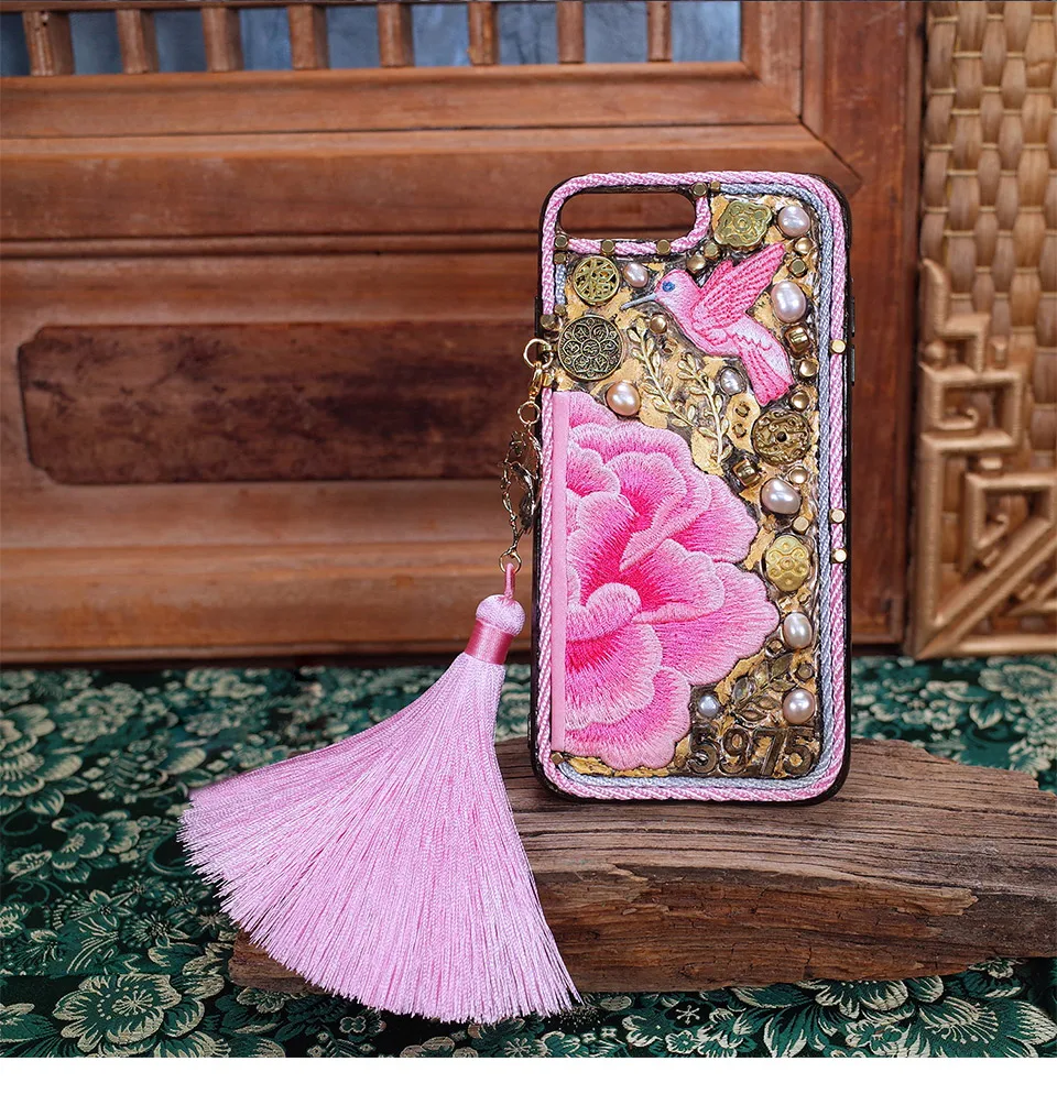 

Hummingbird and flower phone case for iphone exmax for apple 7 plus original factory original limited edition for apple 8