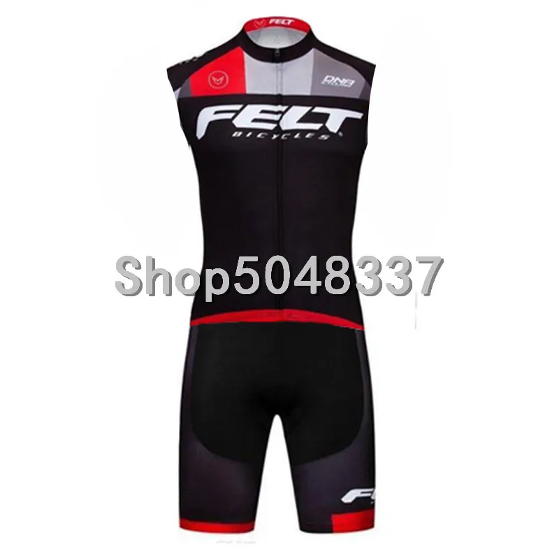 

2019 felt Cycling Skinsuit Triathlon Ropa Ciclismo Maillot Jumpsuit Road Racing Skinsuit sleeveless Bike Jersey set