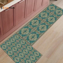 Ourhouse барокко геометрические зеленые под питомцем миска для воды еды аксессуары для ванной комнаты Набор сапог скребок для обуви пол ковры область