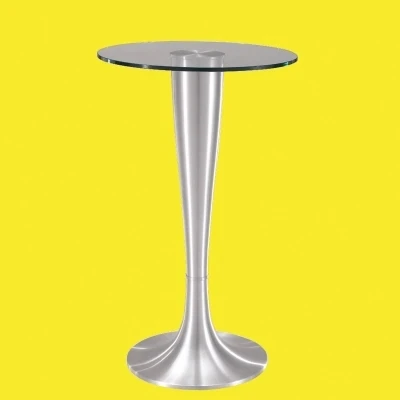 Простой современный круглый барный стол из закаленного стекла для гостиной, дома, отдыха, модный высокий круглый стол