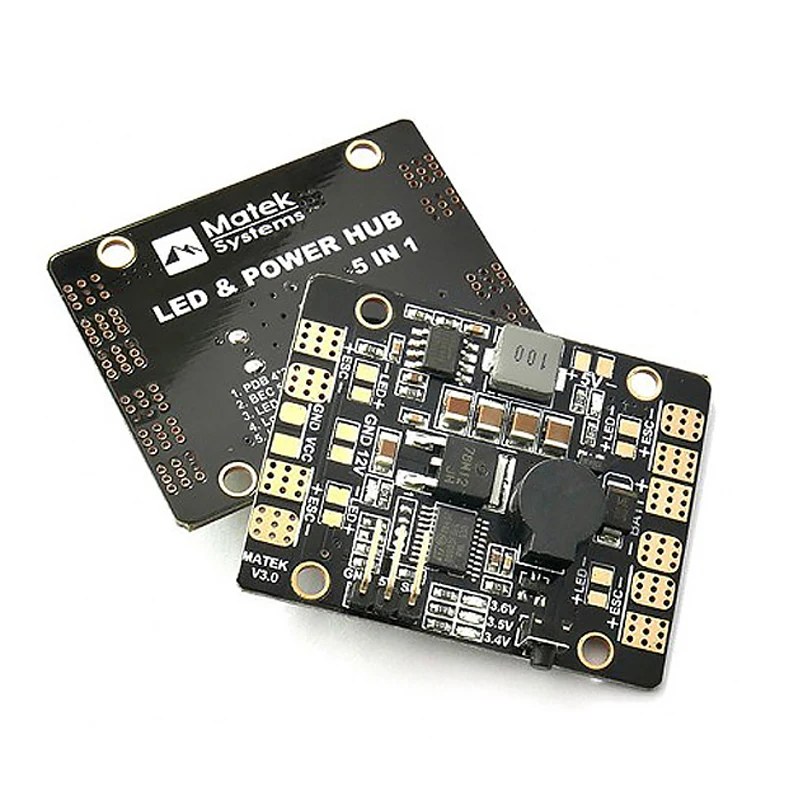 Мини концентратор питания распределительная плата PDB с BEC 5V & 12V для FPV QAV250 ZMR250