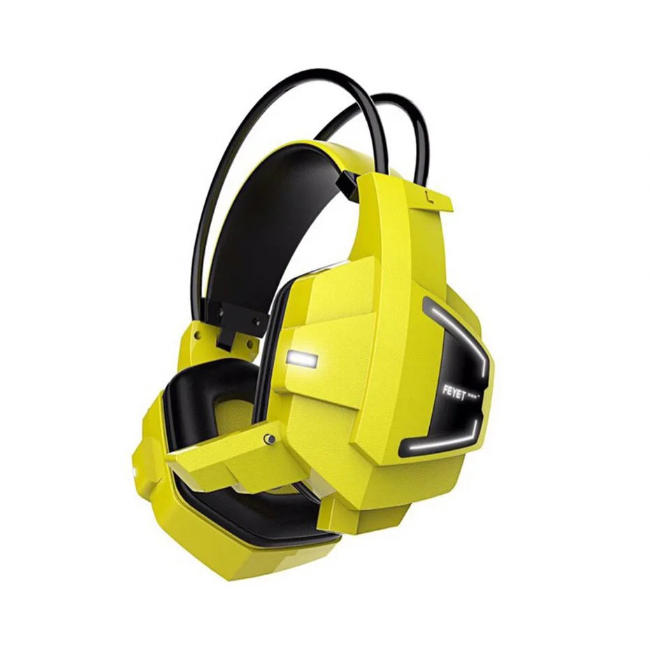 

Gaming Headset Wired Headband AUX Headphone with Mic/LED Light Over Ear Stereo Noise Reduction Voice control for Computer Gamer